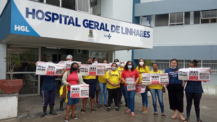 Servidores da limpeza do HGL e UPA voltam a cruzar os braços