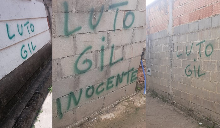Indivíduos armados picham muros de beco após homicídio no Pó do Shell