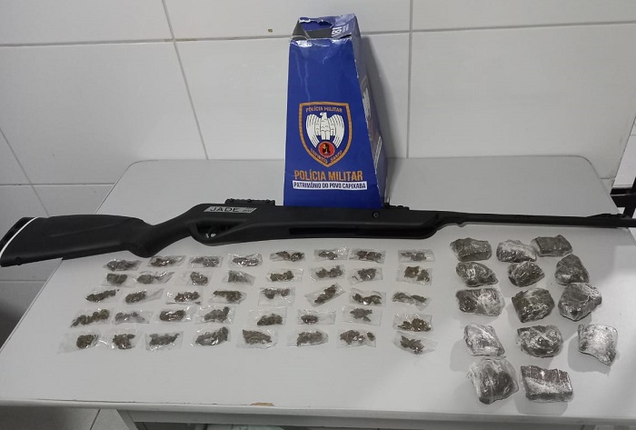 Jovem detido com quase 400g de droga no Santa Cruz. Ação da Barca do Terror