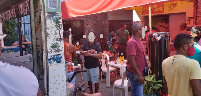 Bebida alcoólica, aglomeração e lei apenas no papel, no Mercado Municipal de Linhares