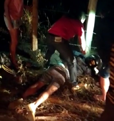 Motociclista sai ferido de acidente na Estrada do Farias