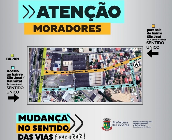 Mão única na Cecília Meireles gera reclamação por parte de motoristas em Linhares