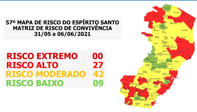 Linhares e mais 26 cidades no Risco Alto