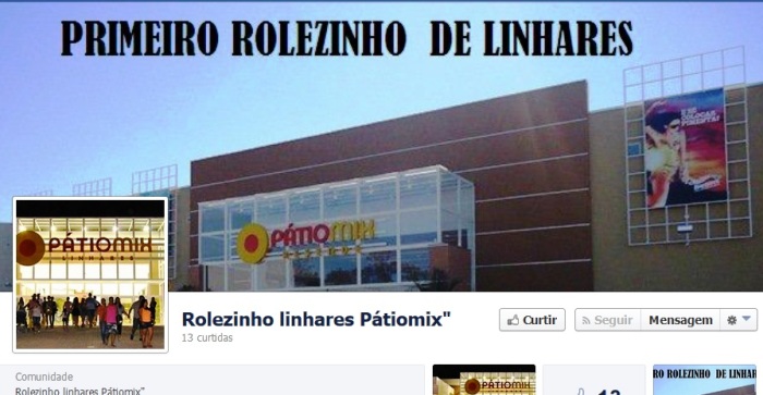 Internautas marcam “rolezinho” em shopping de Linhares 
