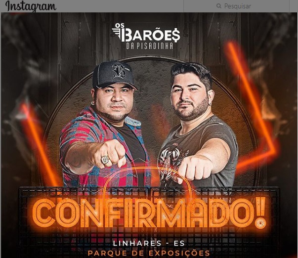 Megaevento anunciado para Linhares “esquenta” a internet