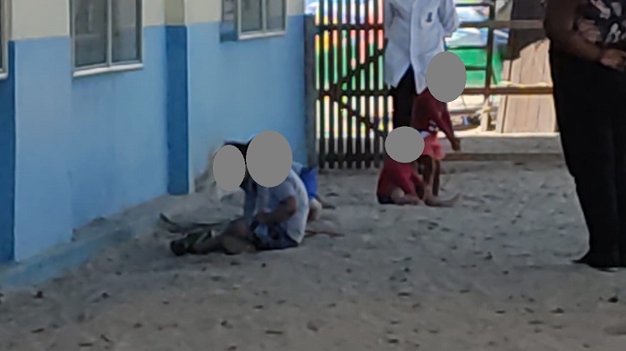 Leitora fotografa crianças sem máscara, e teme possíveis casos de Covid-19 em CEIM de Linhares