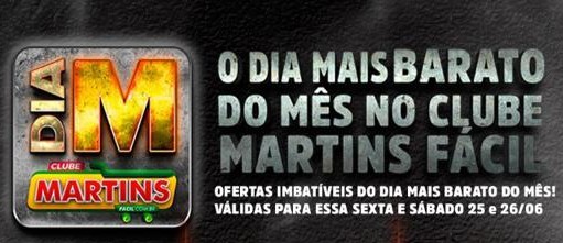 Lista do Dia M: Dia mais barato do mês voltou no Clube de Vantagens MartinsFacil