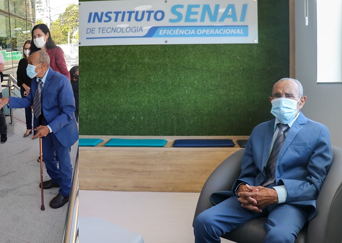 Idoso de 102 anos e filho farão curso de qualificação no Senai