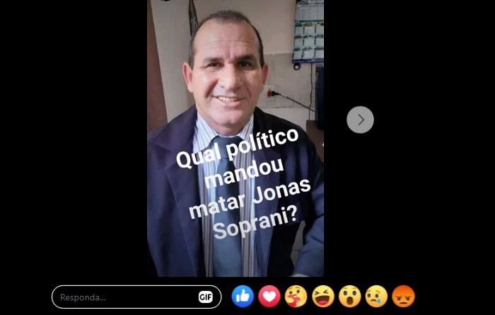 6 dias sem Jonas Soprani: Vídeos, stories e pedidos de justiça se destacam em Linhares