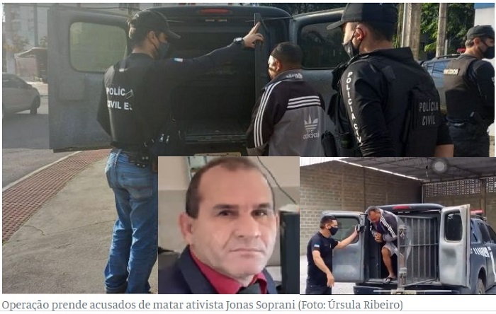 Jonas Soprani: PC prende 2 suspeitos do homicídio que vitimou ativista no BNH