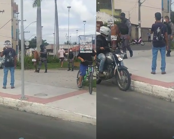 Homem leva surra da população após danificar diversos veículos no Interlagos