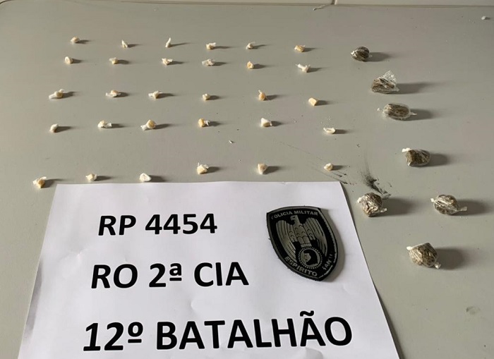 Pó do Shell: Foragido da justiça é recapturado ao sair de beco com drogas no bolso