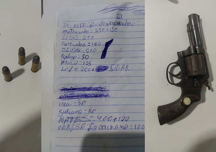 Contabilidade do tráfico chama a atenção em Rio Bananal. Um detido