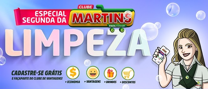 Lista imperdível na Segunda da Limpeza no Clube de Vantagens Martins