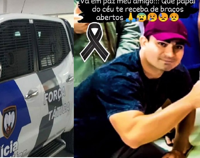 PM da Força Tática morre em troca de tiros no Pó do Shell. Ele e outros policiais estavam parabenizando um aniversariante