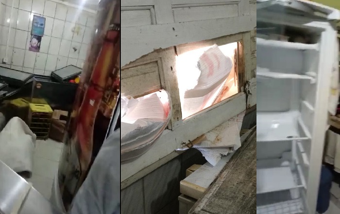 Comerciante mostra vídeo e revolta toma conta do Pontal do Ipiranga após cabanas arrombadas