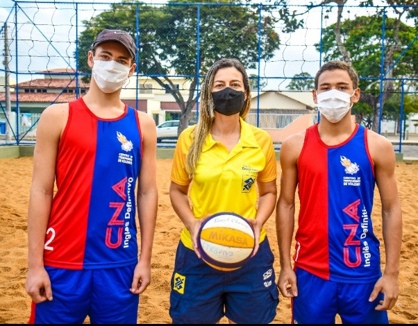 Gabriel e Kadu: Dupla é campeã invicta de etapa do Circuito Estadual Sub-17 de vôlei de praia