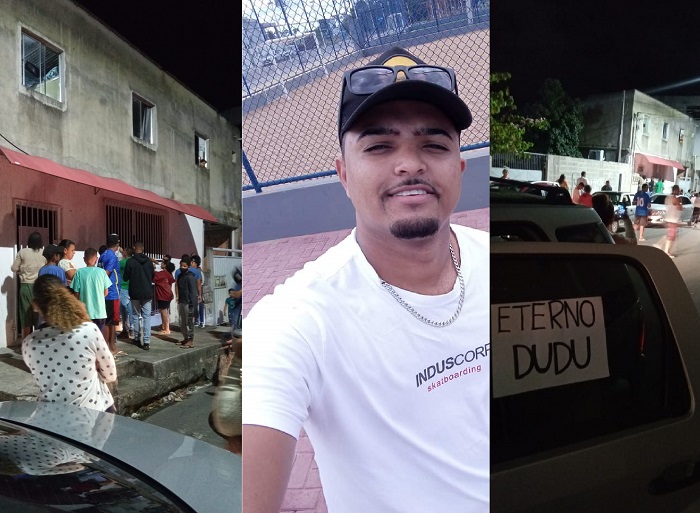 Violência em Linhares: Amigos e parentes de Dudu protestam pelas ruas e em frente ao salão da vítima
