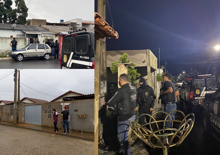 Casal preso no Linhares V. homens presos no Araçá, Interlagos, Aviso e também em Sooretama e Rio Bananal