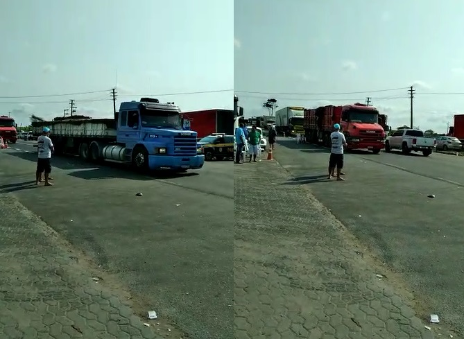 BR-101: Caminhoneiro chora ao falar que 