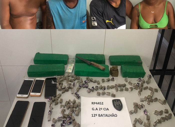 PM apreende muita droga em caixa de moto com logomarca de aplicativo de entrega de comida em Linhares