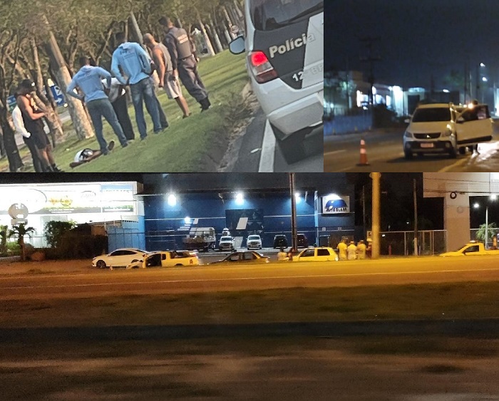 Engavetamento, e duas colisões entre moto e carro em menos de 3 horas em Linhares