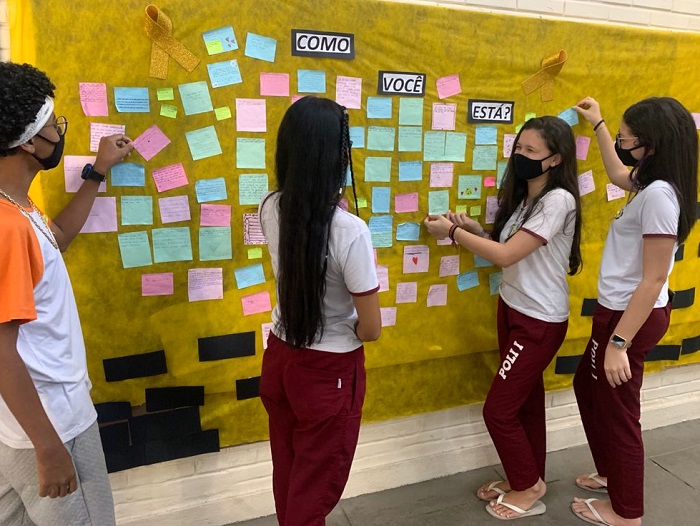 “Como você está”? Pergunta envolve estudantes em importante projeto organizado pelo Poli 1 em Linhares