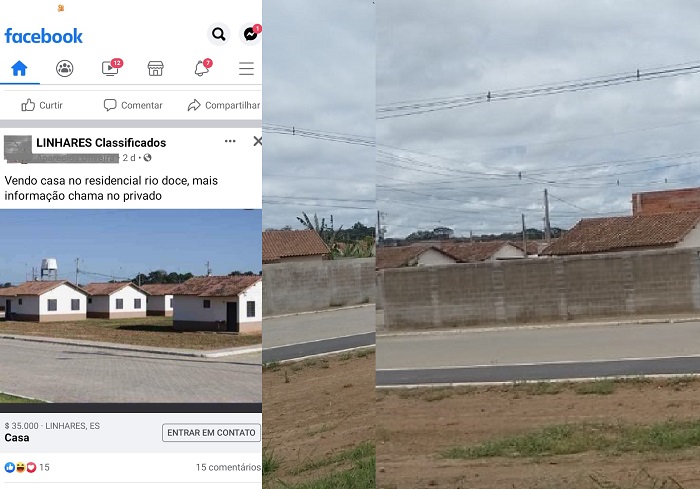 Minha Casa Minha Vida: Casas no Residencial Rio Doce são anunciadas em classificados de venda