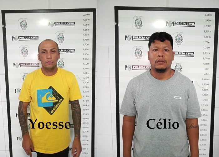 Yosse e Célio são presos em abordagem da Força Tática no Centro de Linhares