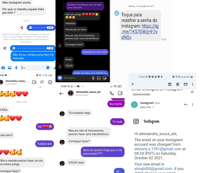 Empresária de Linhares tem conta no Instagram hackeada, e faz alerta para golpe via PIX