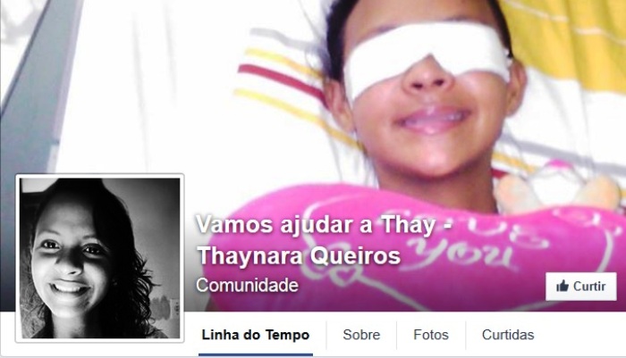Vamos ajudar a Thay? Saiba como ajudar adolescente que ficou cega após ser baleada dentro de igreja
