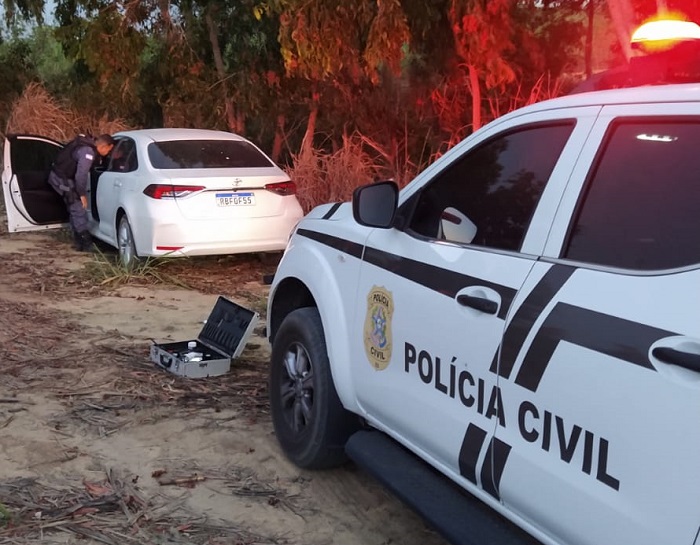 PM recupera carro roubado durante “mini sequestro” de prefeito de Sooretama