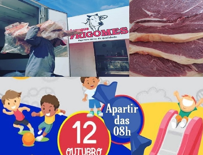 12 de outubro: Açougue faz plantão da carne com pipoca, doces e muitas brincadeiras em Linhares. Sim, tem promoção