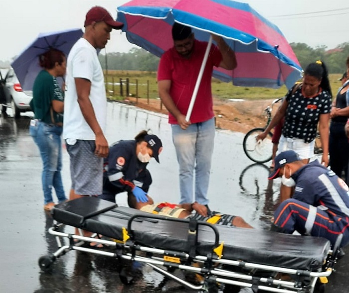 Leitor registra foto de socorro e relata momentos de tensão no bairro Aviso