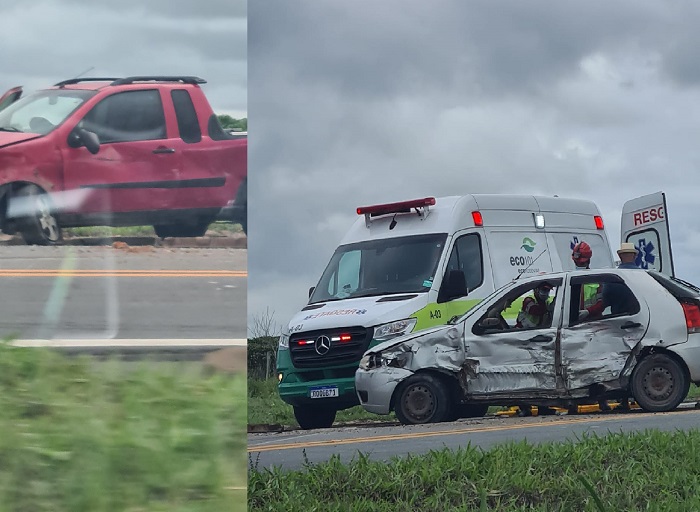 Colisão: Eco 101 socorre vítimas de acidente em Sooretama