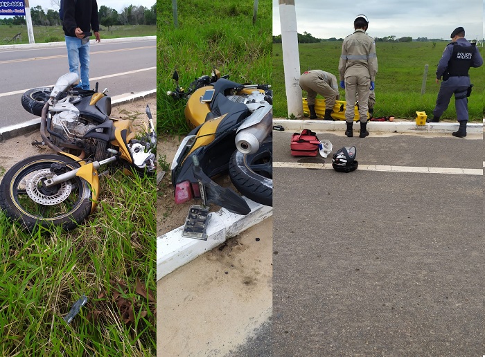 Motociclista m0rre em acidente na Estrada do Pontal