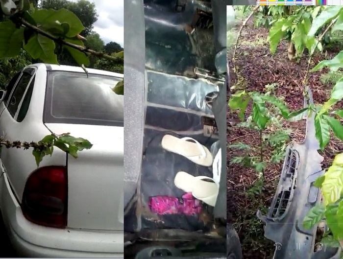 Corsa é encontrado abandonado em cafezal em Sooretama