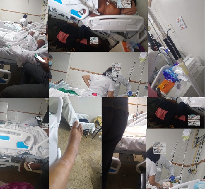 HGL: Em enfermaria masculina mulher relata constrangimento em ver até paciente trocar de roupas na frente dela
