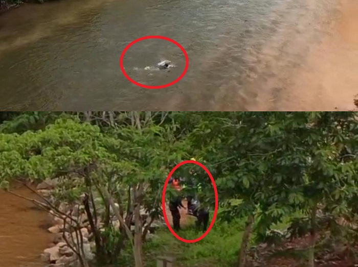 Homem diz que é perseguido, se joga no Rio Pequeno é salvo pela PM em Linhares