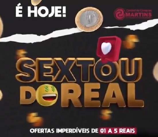 Sextou do Real! Lista com mais de 90 produtos a preços incríveis no Martins