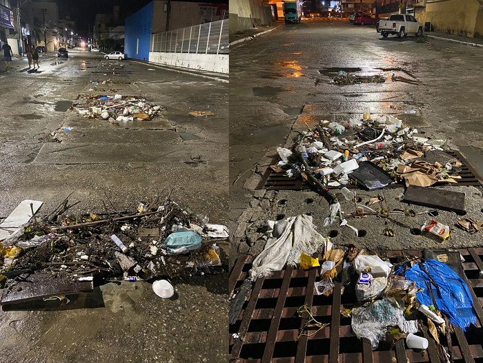 Temporal: Mais de 280 toneladas de lixo recolhidas após limpeza nos bairros de Linhares, afirma prefeitura
