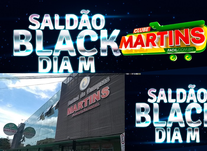 Sábado com Mega saldão black no Clube de Vantagens Martinsfácil