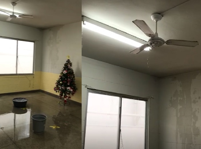 “É mentira! Meu filho ficou em casa, e aulas foram prejudicadas sim”, diz mãe sobre Ceim alagado em Linhares