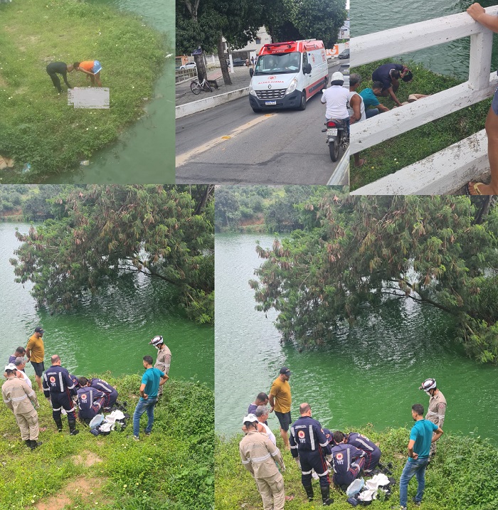 Mulher cai de ponte e morre em Linhares, leitor reclama sobre o socorro: “cai (a ligação) lá em Vitória
