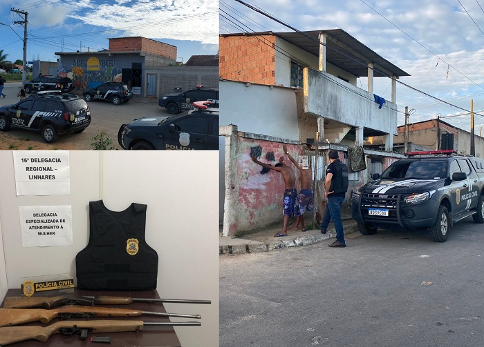 PC amanhece no Santa Cruz e Nova Esperança para cumprir mandados em Linhares