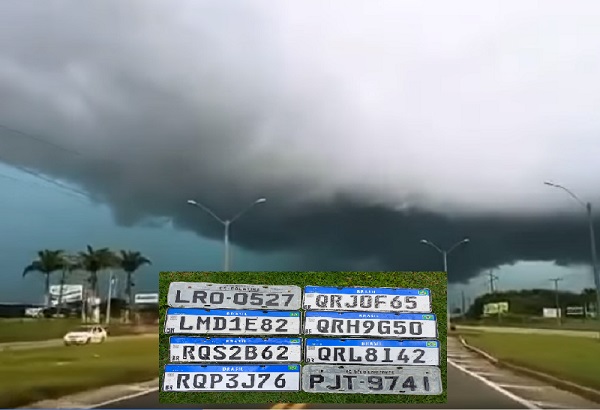 Após temporal, placas de carros são entregues à GCM. Saiba se a sua está lá