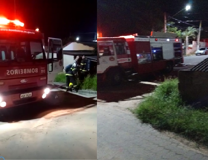 Incêndio em residência mobiliza Corpo de Bombeiros em Linhares