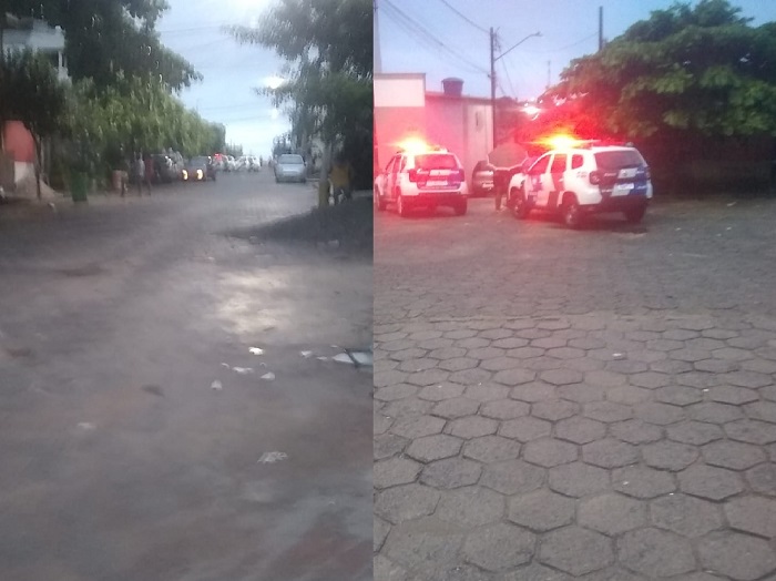 “Baile dos cria”: Baculejo da PM chama a atenção em “famoso” beco no Aviso 