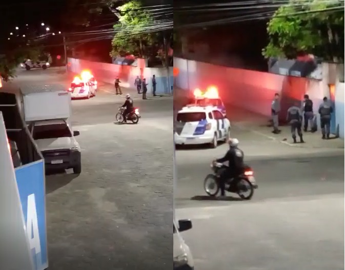 PM cerca escola no Aviso após mais um tiroteio no Cavaco, bairro Aviso