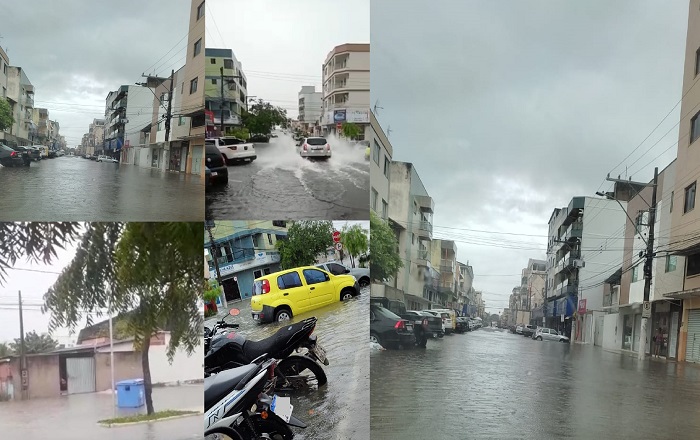 Deu a louca no tempo: Gente que enfrentou a chuva “de uma hora para outra” em Linhares